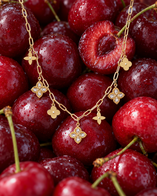 Collier Clémence – Trèfles précieux