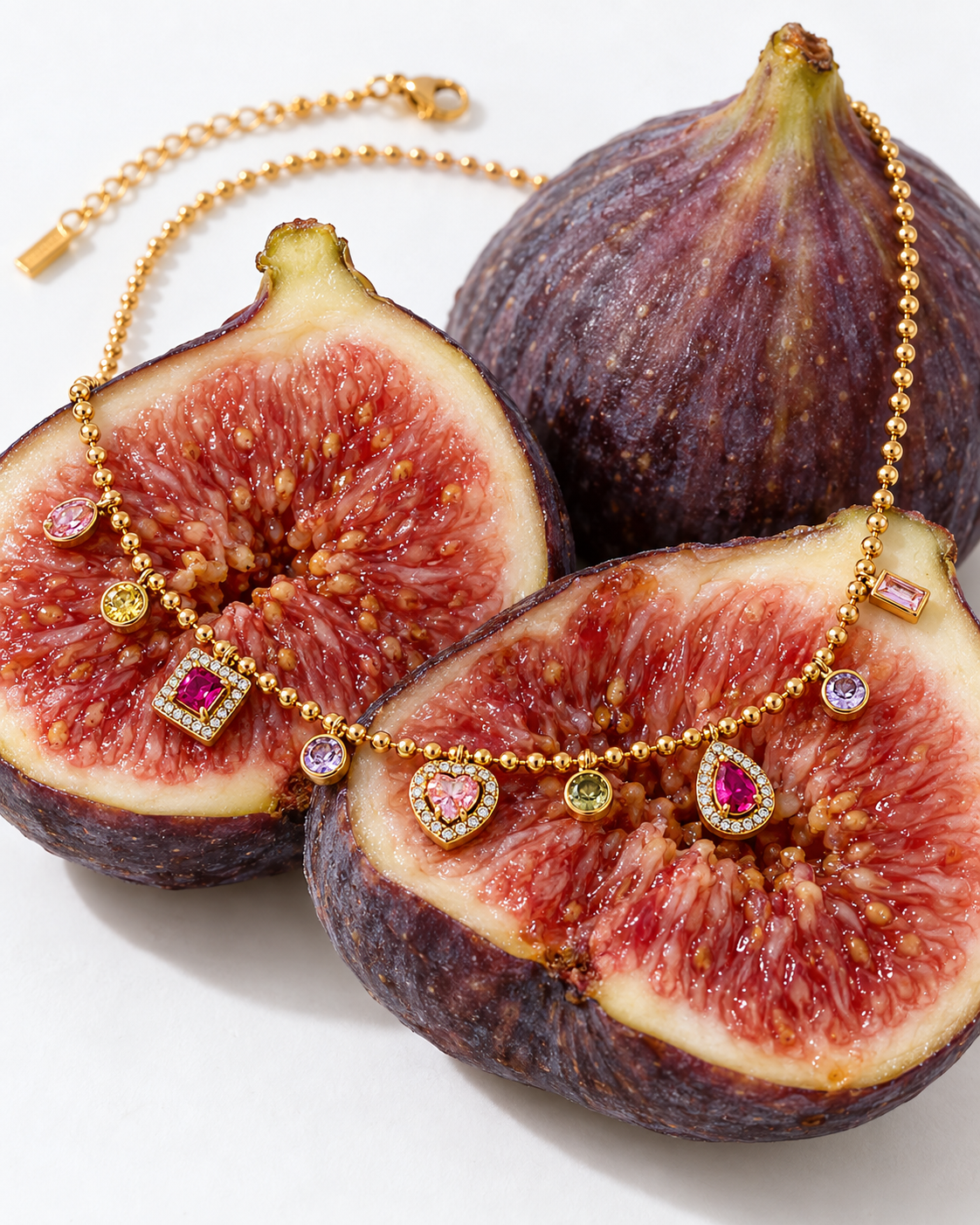 Collier Capucine – Pierres colorées